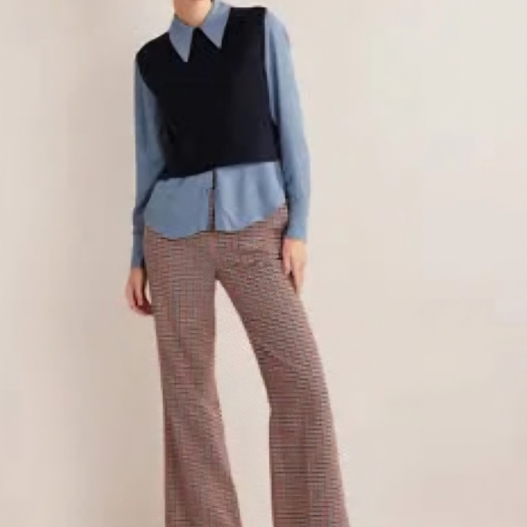 NWT Boden‎ Fitted Workwear Shirt Captains Blue 10R - Picture 14 of 14